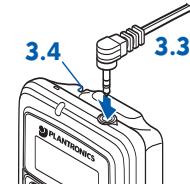 PLANTRONICS CT11 / CT12 - Usage avec serre-tête - 3