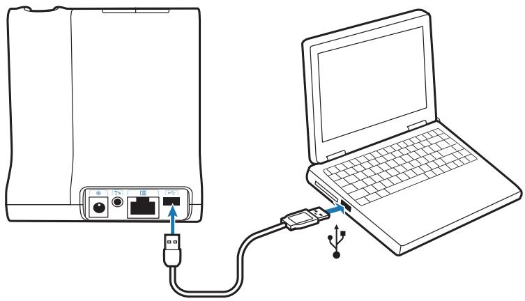 PLANTRONICS SAVI OFFICE WO101 - Installation du cable USB - 1