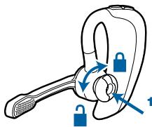 PLANTRONICS VOYAGER PRO - Remplacement des embouts - 1