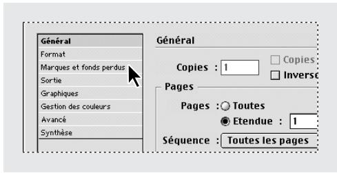 ADOBE INDESIGN 2 0 - Pour ouvrir la boîte de dialogue d'impression et afficher différents groupes d'options : - 1
