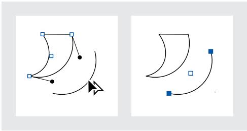 ADOBE INDESIGN 2 0 - Pour copier un segment de tracé sélectionné par glisser-deplacer : - 1