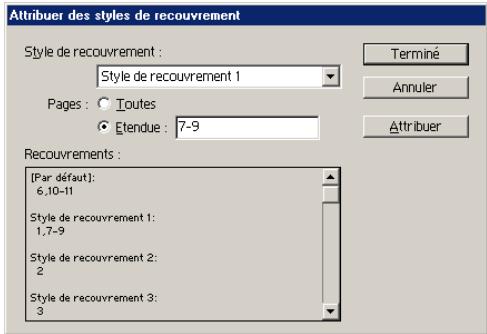 ADOBE INDESIGN 2 0 - Attribution d'un style de recouvrement à des pages - 1