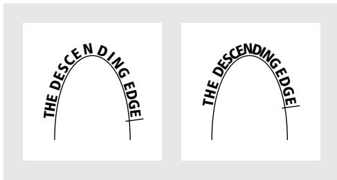 ADOBE INDESIGN 2 0 - Pour diminuer l'espacement des caractères disposés autour d'arrondis et d'angles aigus : - 1