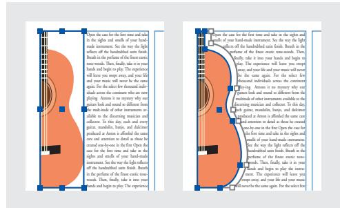 ADOBE INDESIGN 2 0 - Pour appliquer un habillage à un objet : - 1