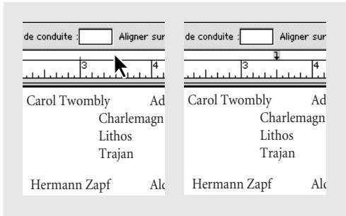 ADOBE INDESIGN 2 0 - Pour définiir une tabulation : - 2