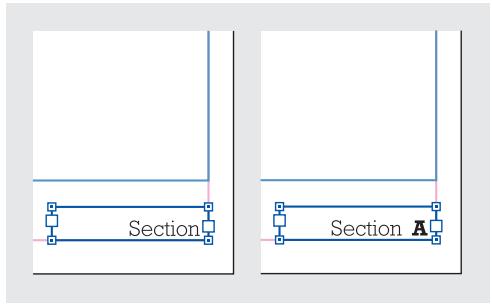 ADOBE INDESIGN 2 0 - Pour définit un numéro de page mis à jour automatiquement : - 1