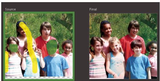 ADOBE PHOTOSHOP ELEMENTS 6 - Utilisation de la fonction Prise de vue de groupe Photomerge - 3