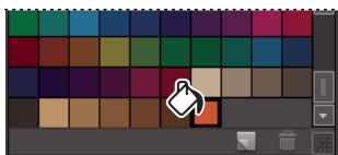 ADOBE PHOTOSHOP ELEMENTS 6 - Ajout d'une couleur à la palette Nuancier - 2