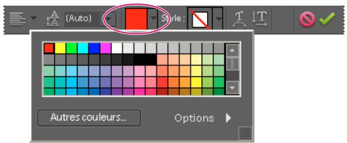 ADOBE PHOTOSHOP ELEMENTS 6 - Modification de la couleur de texte - 1