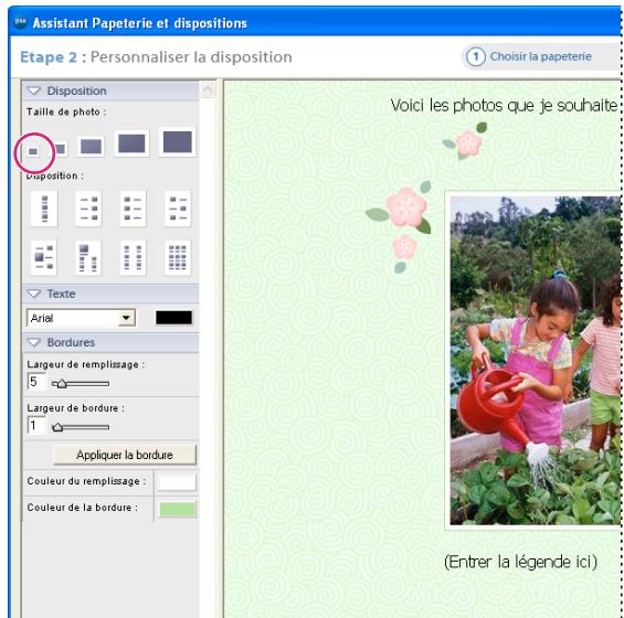 ADOBE PHOTOSHOP ELEMENTS 6 - Personnalisation de la papeterie avec la fonction Message photo - 2