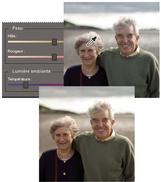 ADOBE PHOTOSHOP ELEMENTS 6 - Réglage de la coloration de la peau - 1