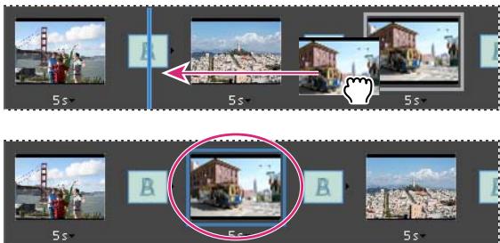ADOBE PHOTOSHOP ELEMENTS 6 - Réorganisation de diapositives - 2