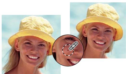 ADOBE PHOTOSHOP ELEMENTS 6 - Correction des taches et des petites imperfections - 1