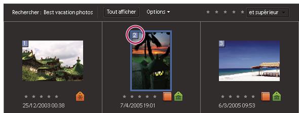ADOBE PHOTOSHOP ELEMENTS 6 - Modification de l'ordre des éléments dans un album - 2