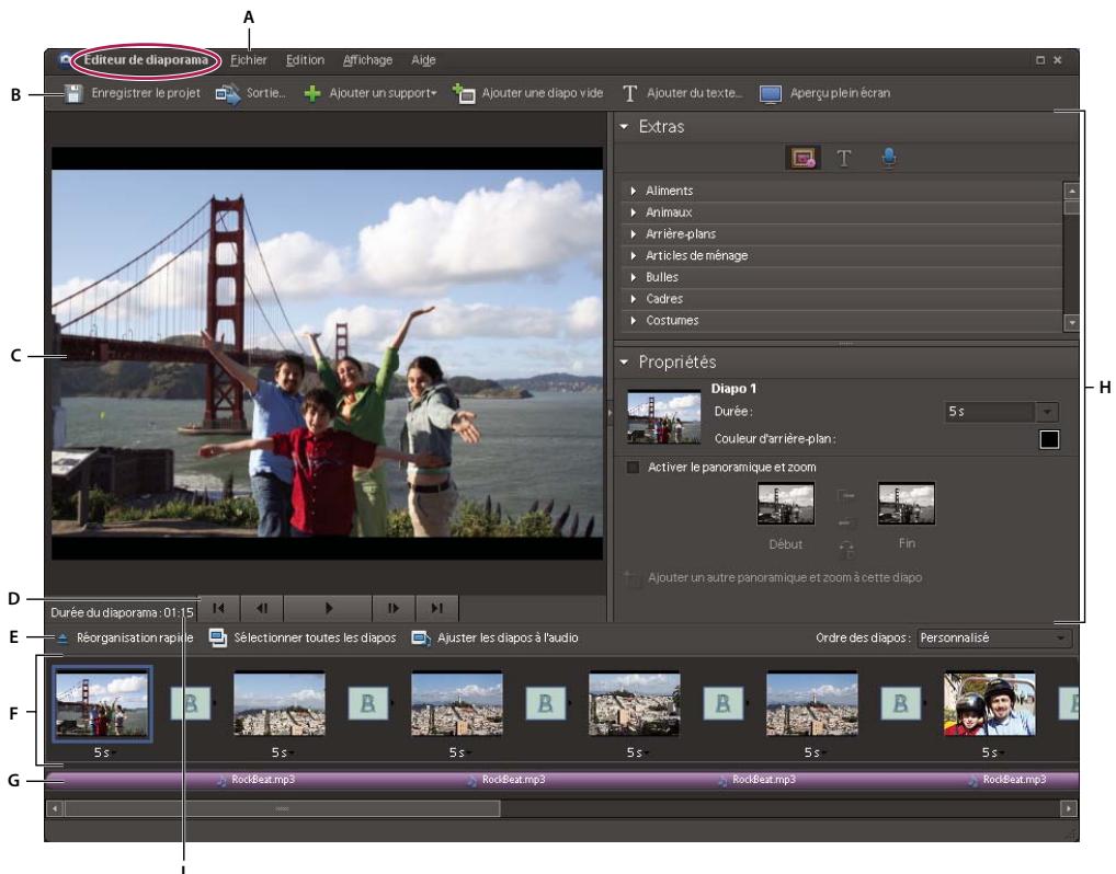 ADOBE PHOTOSHOP ELEMENTS 6 - Création d'un diaporama - 1
