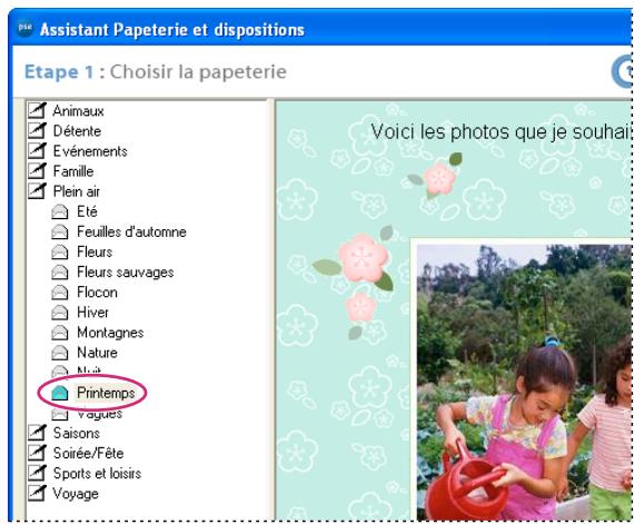 ADOBE PHOTOSHOP ELEMENTS 6 - Personnalisation de la papeterie avec la fonction Message photo - 1