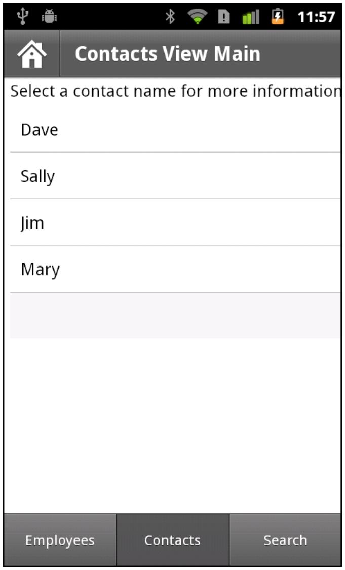 ADOBE FLEX - Configuration de l'ActionBar avec des sections multiples - 1