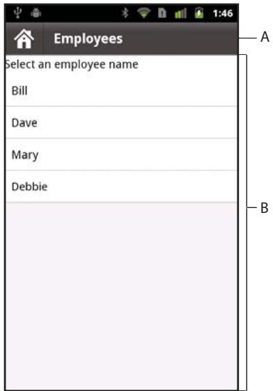 ADOBE FLEX - Application mobile simple - 1