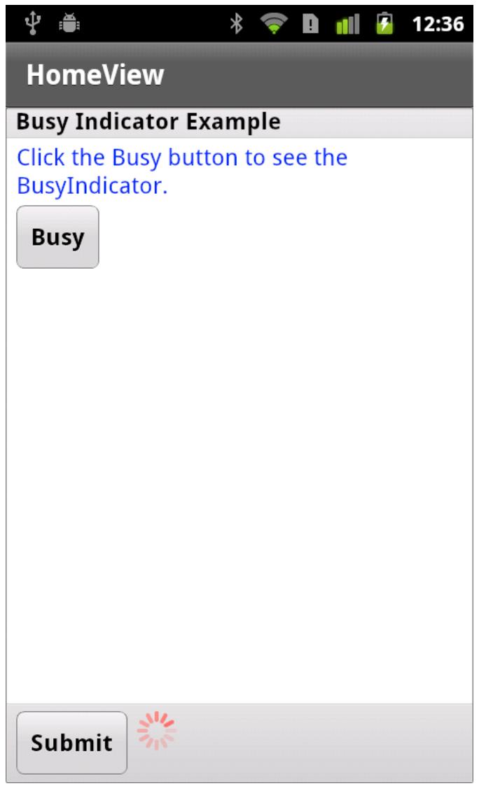 ADOBE FLEX - Affichage d'une indication visuelle pour une opération longue durée dans une application mobile - 1