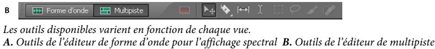 ADOBE AUDITION CS5.5 - Affichage de la barre d'outils - 2
