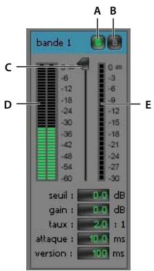 ADOBE AUDITION CS5.5 - Effet Compresseur multibande - 3