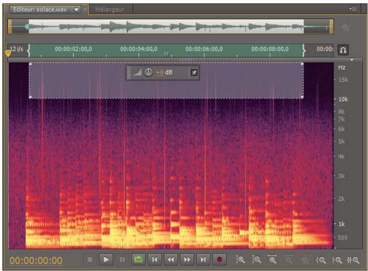 ADOBE AUDITION CS5.5 - A propos de l'affichage spectral - 1