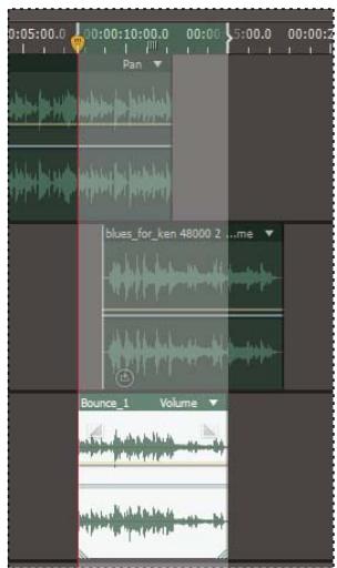 ADOBE AUDITION CS5.5 - Creation d'un clip audio unique à partir de plusieurs clips - 2