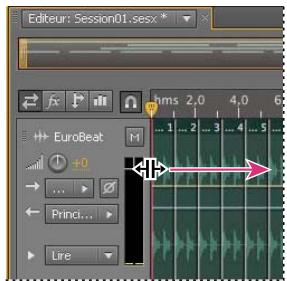 ADOBE AUDITION CS5.5 - Affichage ou masquage de l'acheminement de pistes et de commandes d'égalisation - 4