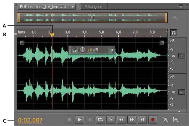 ADOBE AUDITION CS5.5 - Contrôle du temps - 2