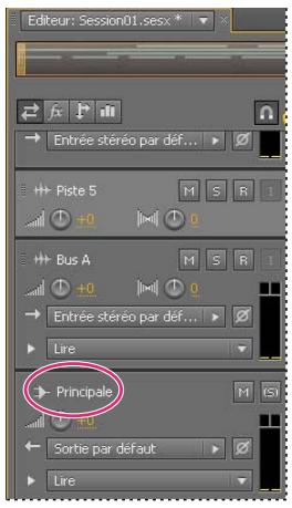 ADOBE AUDITION CS5.5 - Presentsation de la piste principale - 1