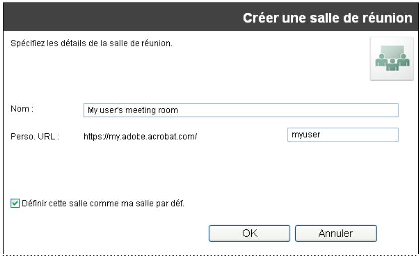 ADOBE CONNECT 8 LOTUS - Création d'une salle de réunion - 1