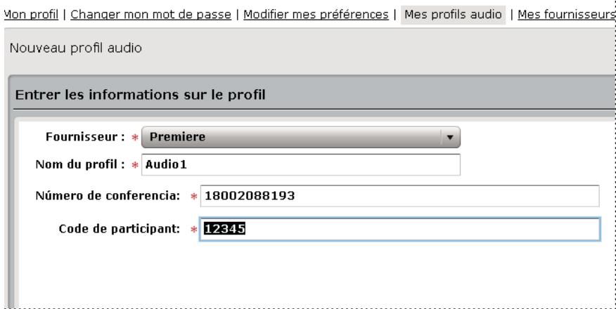ADOBE CONNECT PRO 7.5 - Creation d'un profil audio - 1