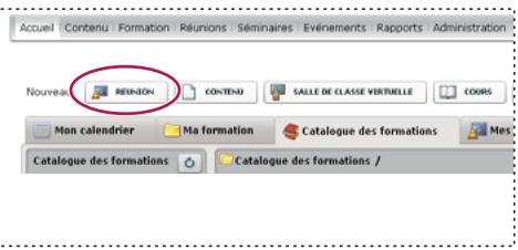 ADOBE CONNECT PRO 7.5 - Ouverture de l'Assistant de création de réunion - 1