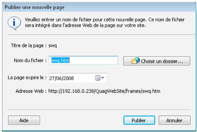ADOBE CONTRIBUTE CS4 - Publication d'une nouvelle page sur votre site Web - 2