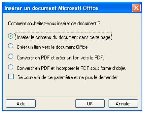 ADOBE CONTRIBUTE CS4 - Ajout du contenu Microsoft Word, Excel ou Outlook dans une page à partir de Microsoft Office (Windows uniquement) - 2
