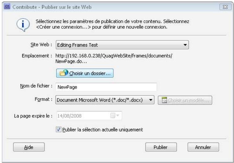 ADOBE CONTRIBUTE CS4 - Publication dans un blog depuis Microsoft Office (Windows uniquement) - 1