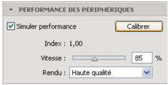 ADOBE DEVICE CENTRAL CS4 - Calibrage d'un périphérique - 1