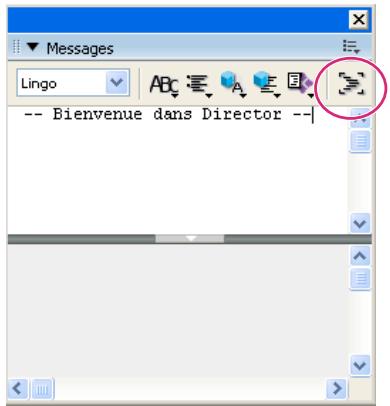 ADOBE DIRECTOR 11.5 - Passer du mode standard au mode de suivi et vice versa - 1