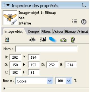 ADOBE DIRECTOR 11.5 - Régler le degré d'opacité - 1