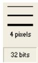 ADOBE DIRECTOR 11.5 - Changer la profondeur d'échantillonnage de l'acteur actuel - 1