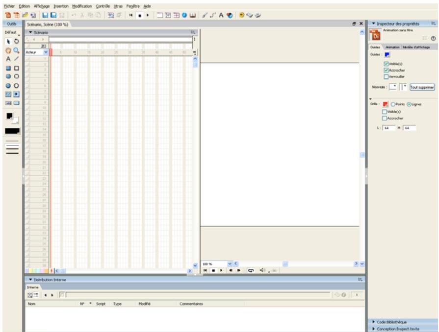 ADOBE DIRECTOR 11.5 - Familiarisation avec l'espace de travail - 1