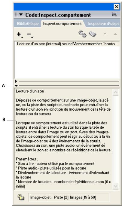 ADOBE DIRECTOR 11.5 - Informations sur les comportements - 1