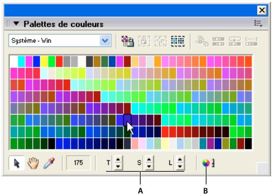 ADOBE DIRECTOR 11.5 - Modification des couleurs d'une palette de couleurs - 1