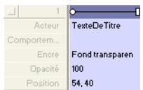 ADOBE DIRECTOR 11.5 - Modifier les options de libellés des images-objets - 1