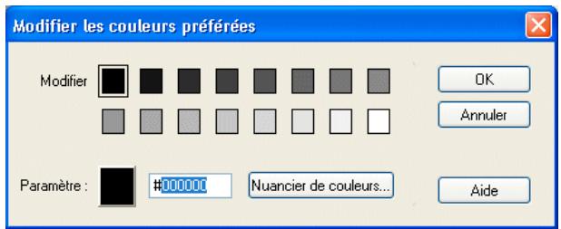 ADOBE DIRECTOR 11.5 - Modifier vos couleurs préférées dans le menu Couleur - 1