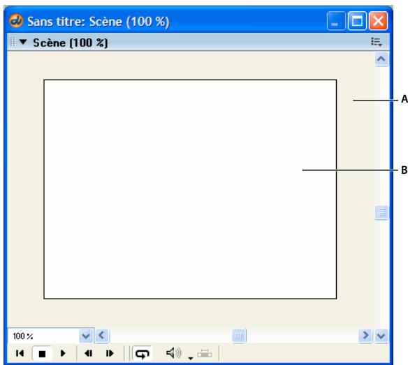 ADOBE DIRECTOR 11.5 - Utilisation de l'espace de travail hors-scène - 1