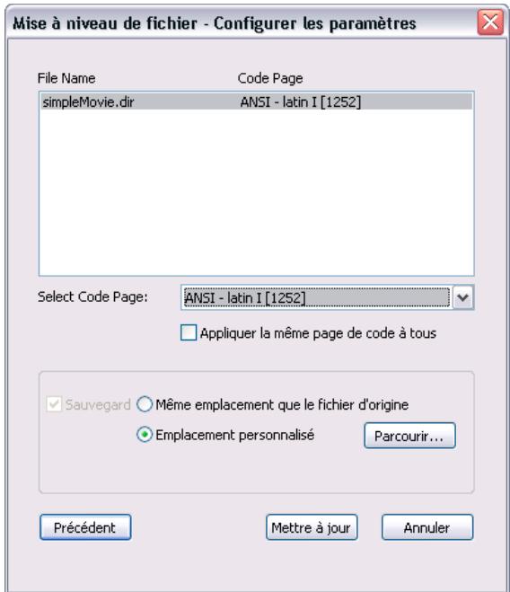ADOBE DIRECTOR 11.5 - Mettre à niveau d'animations et de distributions en les ouvrant dans Director 11 - 2