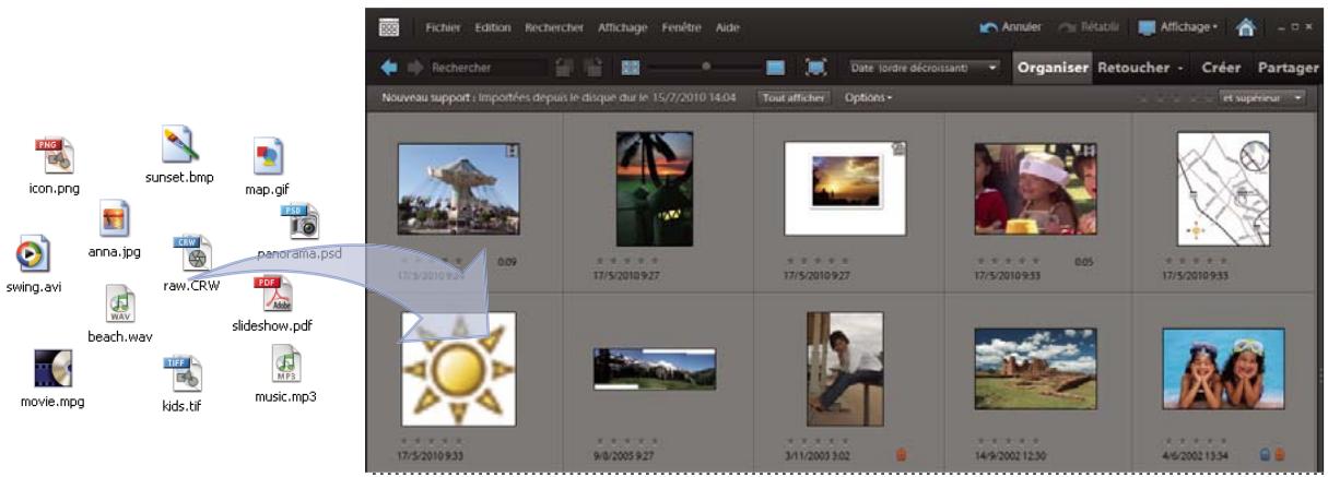 ADOBE ELEMENTS ORGANIZER 9 - A propos des catalogues - 1