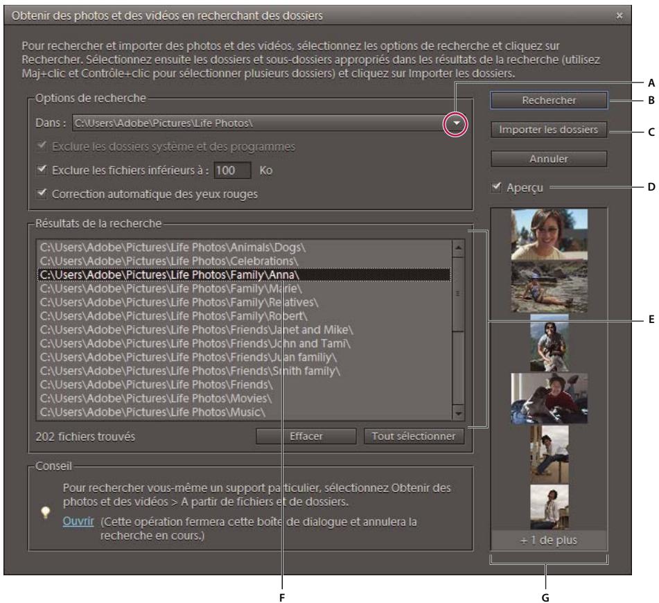 ADOBE ELEMENTS ORGANIZER 9 - Recherche de fichiers sur votre ordinateur - 1