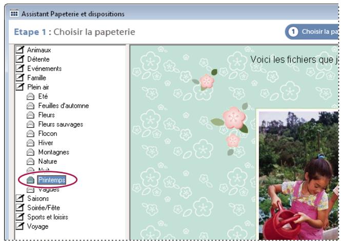 ADOBE ELEMENTS ORGANIZER 9 - Personnalisation de la papeterie avec la fonction Message photo - 1